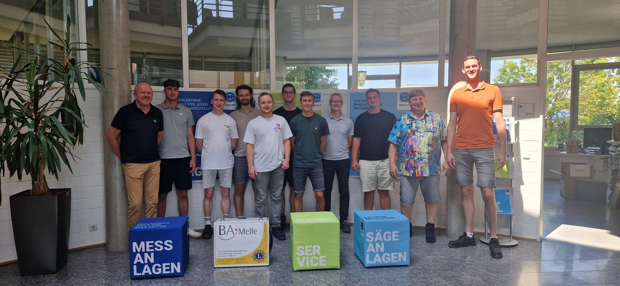 Visit of the Baden-Württemberg Cooperative State University (BA) Melle to HECHT AG